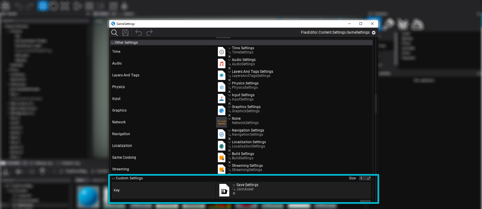 Put your save settings here to let the save system use them image